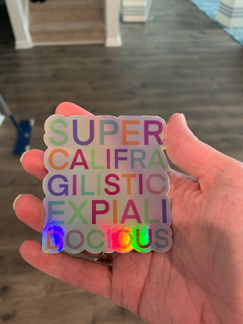 Supercali Sticker