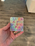 Supercali Sticker