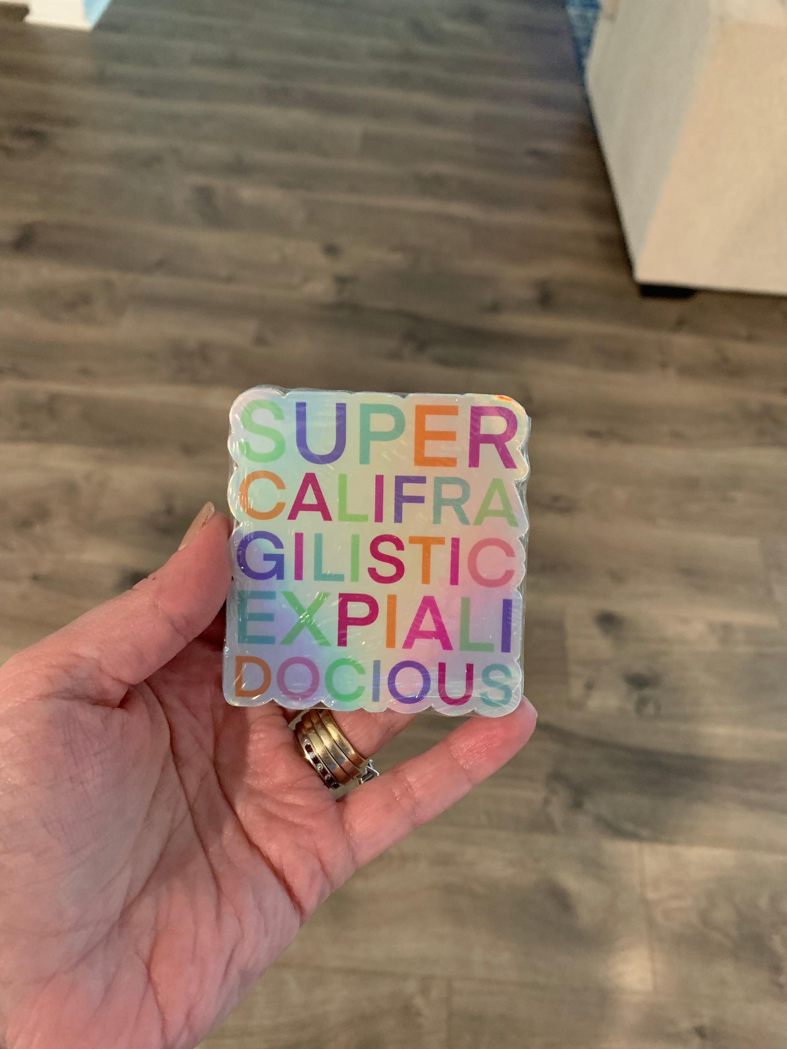Supercali Sticker
